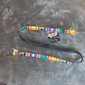 Marvel Avengers Dog Leash Captain America Thor Iron Man Hulk Multi Color